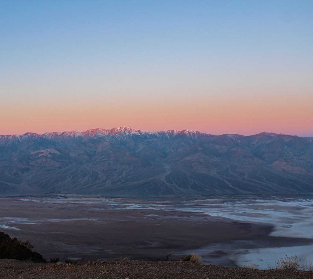 Telescope Peak at sunrise