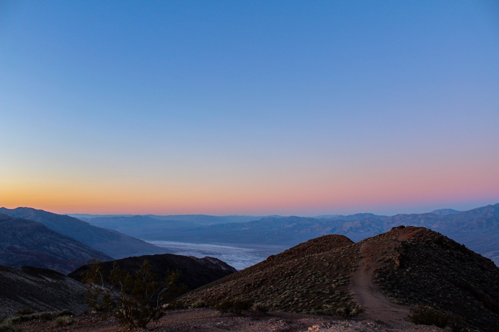 sunrise from Dante's Viewe