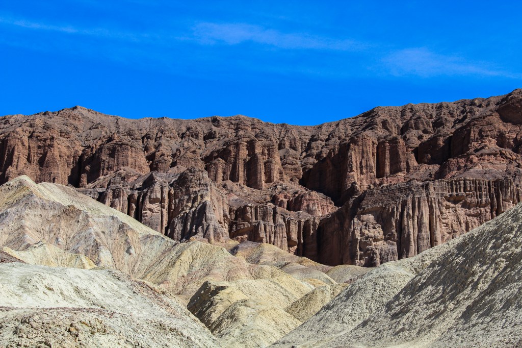 Red Cathedral from Golden Canyon Trail