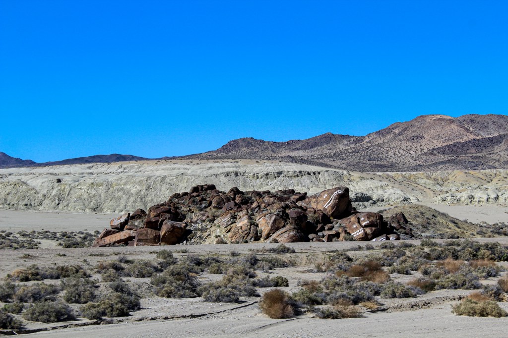 Fish Rocks in Salt Wells Canyon, California