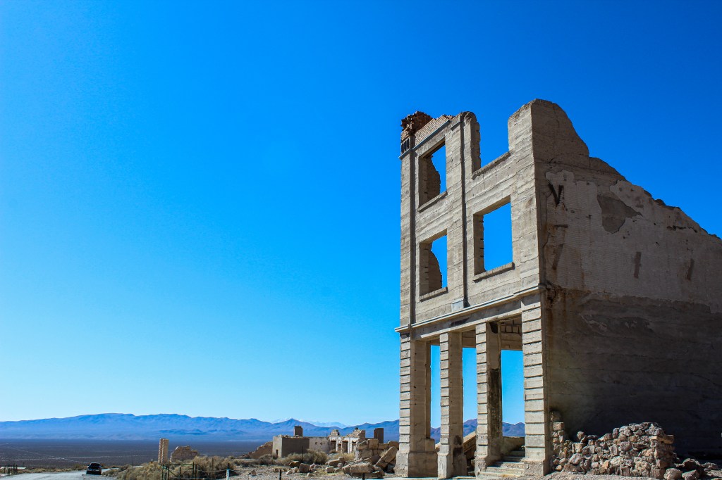 Cook Bank Building in Rhyolite