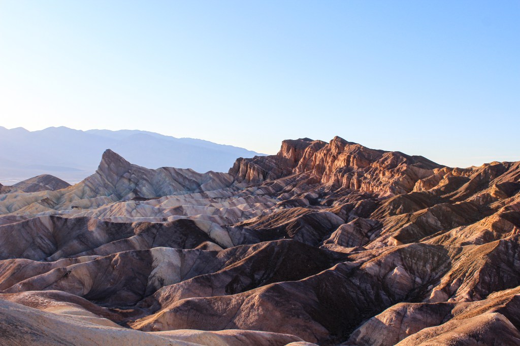 sunset at Zabriskie Point
